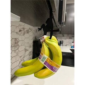 Black Banana Monkey Hook, Monkey Wall Hook, Hold Your Bananas in a Unique Way