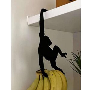 Black Banana Monkey Hook, Monkey Wall Hook, Hold Your Bananas in a Unique Way