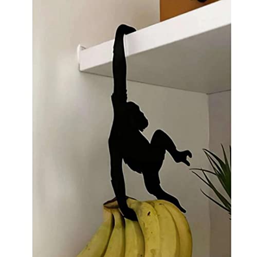 Black Banana Monkey Hook, Monkey Wall Hook, Hold Your Bananas in a Unique Way