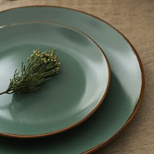 Stone Lain Brasa 16-Piece Dinnerware Set Stoneware, Green