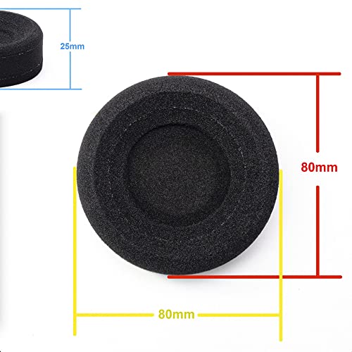 Voarmaks Third Layer Foam Ear Pads L Cush Cushion Compatible with Grado SR60 SR80 SR125 SR225 SR325 M1 M2 PS500e GS1000i GS1000e GS2000e PS1000 PS1000e Headphone Foam Disk