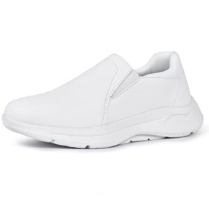 sasuwa nurse shoes for women comfortable slip resistant work shoes white nursing shoes 8.5 (m) us