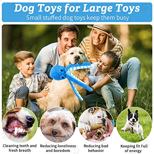 Jeefome Dog Toys/Dog Toys for Large Dogs/Squeaky Dog Toys/Plush Dog Toys/Large Dog Toys/Dog Toys for Small Dogs/Stuffed Dog Toys/Interactive Dog Toys for Small, Medium, Large Dogs Keep Them Busy