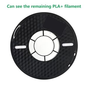 Kingroon PLA Plus（PLA+）3D Printer Filament, Dimensional Accuracy +/- 0.03 mm, 1 kg Spool(2.2lbs), 1.75 mm，White