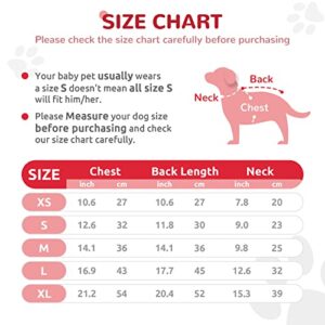 AXIIJGL Pet Dog Sweater Dog Clothes Soft Knitted Warm Pup Cat Dogs Jumper Winter Puppy Sweater for Dogs(Pink Heart,XL)