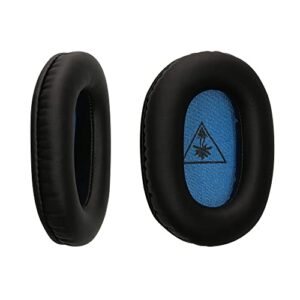 kwmobile Ear Pads Compatible with Turtle Beach Beach Recon 70 Earpads - 2X Replacement for Headphones - Black