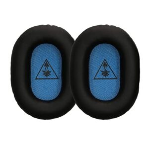kwmobile ear pads compatible with turtle beach beach recon 70 earpads - 2x replacement for headphones - black