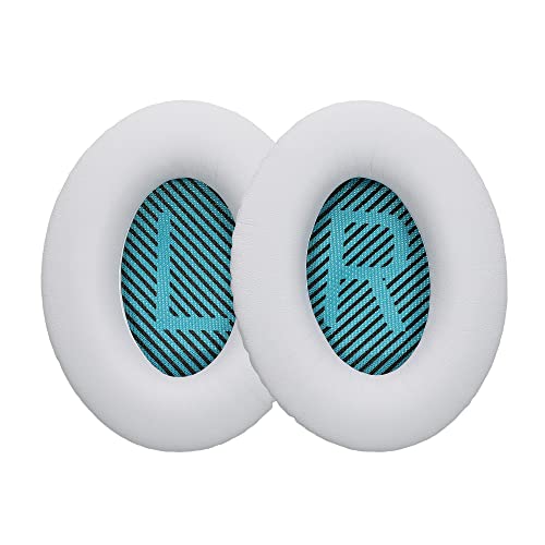 kwmobile Ear Pads Compatible with Bose Soundlink Around-Ear Wireless II Earpads - 2X Replacement for Headphones - White