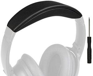 soulwit replacement headband pad kit for bose quietcomfort 45 (qc45)/quietcomfort se (qc se) headphones, easy diy installation (black)