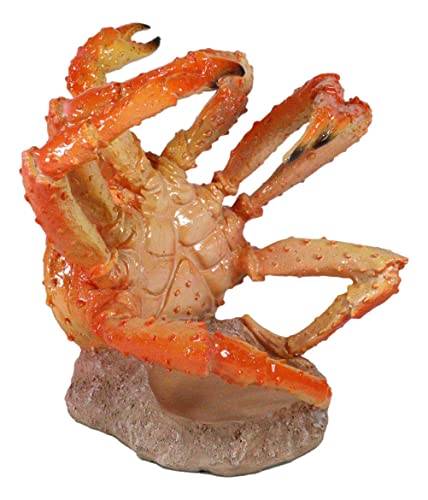 Ebros Gift Nautical Coastal Giant Spider Anthropod Crab Wine Bottle Holder Caddy Figurine Home Kitchen Dining Party Hosting Decor Sea Life Marine Seafood Crustacean Statue