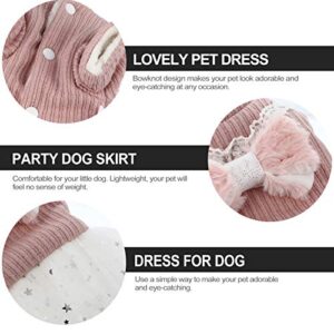 - Supplies Party Pet Clothes Outfit Apparels Adorable Birthday Winter Dress Fashion Lovely Costume Dogs Costumes Cat and Dog Clothing Warm Puppy for Comfortable Small Daily