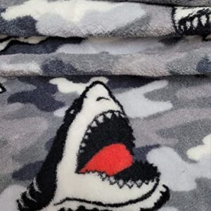Newcastle Fabrics Whisper Fleece Shark CAMO Grey 60", Fabric Bolt