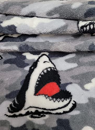 Newcastle Fabrics Whisper Fleece Shark CAMO Grey 60", Fabric Bolt