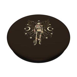 Fairy Grunge Fairycore Aesthetic Butterfly Skeleton Gothic PopSockets Swappable PopGrip