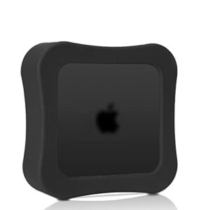 lefxmophy case compatible with 2022 apple tv 4k (3rd generation) box black silicone cover protector (not for 2021 models)