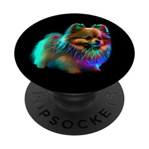 cute pomeranian puppy dog breed design for women or girls popsockets swappable popgrip