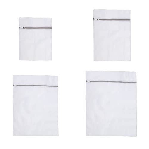 PATIKIL Universal Wash Bag Mesh Washing Cleaning Bag Zipper Clothes Shoes Bag 25x30mm,30x40mm, 40x50mm, 50x60mm for Washing Machine