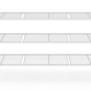 Dicasser 3-Tier Long Shoe Rack Organizer Extra Large Capacity for 24 Pairs,White