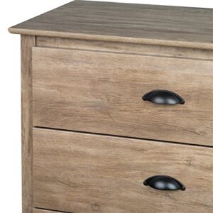 Prepac DDC-2354 Salt Spring 6-Drawer Tall Chest, Drifted Gray & Salt Spring 5-Drawer Chest, Drifted Gray