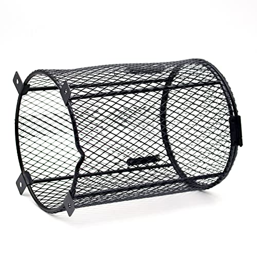 MODUODUO Reptile Lampshade Anti-Scald Heating Lamp Guard 100W 100W Ceramic Lamp & Heater Guard for L Lizards Spider Scorpion Protection