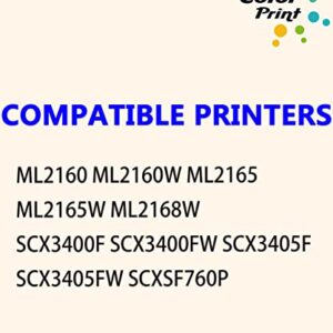 COLOR PRINT Compatible MLT-D101S Toner Cartridge Replacement for Samsung 101S MLTD101S D101S for ML-2166W ML-2160 ML-2165 SCX-3405W ML-2165W SCX-3405FW SCX-3400 SF-760P 3405FW Printer (1-Pack, Black)