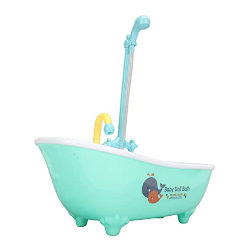 Zerodis Bathtub, Multifunctional Cute Electric Automatic Bathtub Bird Bathroom Toys Parakeet Shower Box Automatic Bathtub with Faucet