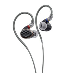 FiiO FH15 1DD 3 Knowles BA Hybrid Technology in-Ear Wired Earphone with 3.5mm/4.4mm MMCX Cable(Black)