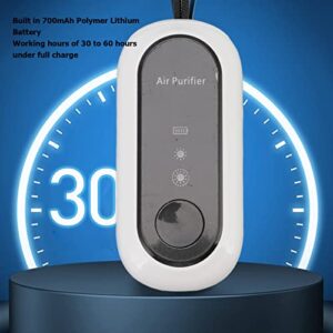 Haofy Necklace Purifier USB Charging Negative Ion Mini Wearable Air Purifier for Office Car Travel Necklace Purifier