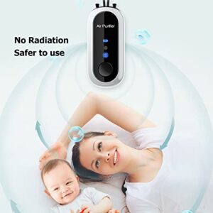 Haofy Necklace Purifier USB Charging Negative Ion Mini Wearable Air Purifier for Office Car Travel Necklace Purifier