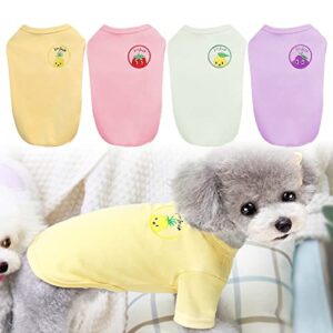 pet t-shirts for small dogs warm dog clothes small sweater puppy small and medium teddy pet clothes for small dogs