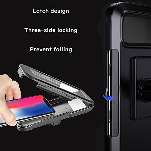 Boiobaia Bike Smartphone Holder Waterproof Up to 6.7 inches Stand Strong Fixing Shockproof