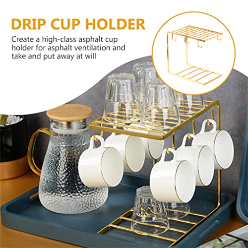 XWOZYDR Cup Draining Rack Holder Water Drain Mug Storage Stand Home Supplies Kitchen Organizer