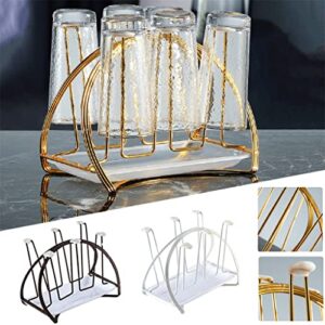 XWOZYDR Glass Water Cup Rack Spin Automatically Drainboard Drying Drainer Mug Holder Stand Home Kitchen Storage Organizer