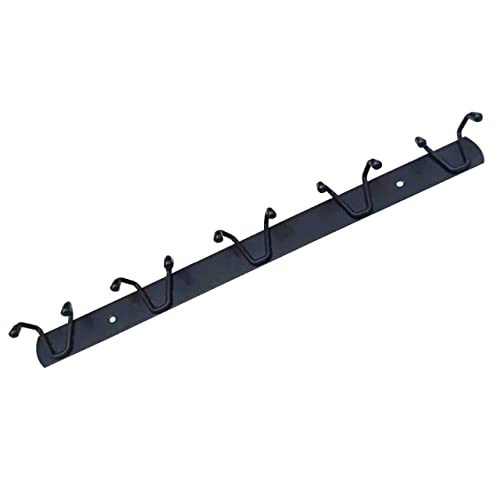 AOLZUNK Coat Rack Wall Mounted, Heavy Duty, Stainless Steel, Metal Coat Hook Rail for Bedroom, Bathroom, Kitchen, Foyer