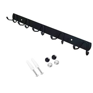 AOLZUNK Coat Rack Wall Mounted, Heavy Duty, Stainless Steel, Metal Coat Hook Rail for Bedroom, Bathroom, Kitchen, Foyer