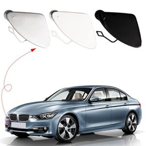 czshiyue front bumper tow hook cover towing eye cap fit for bmw f30 f31 3 series 320i 328i 335i 2012 2013 2014 2015 51117293116 (black, right passenger side)