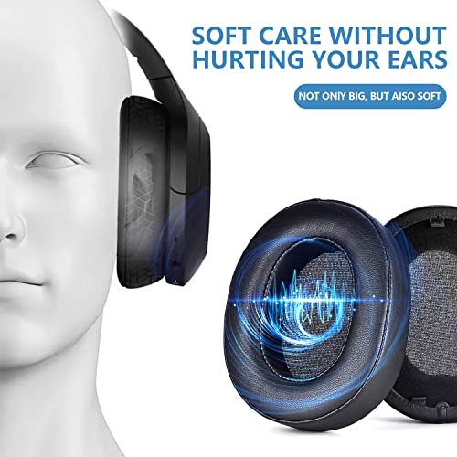 Suoman Replacement Earpads Cushions for Sony WH-1000XM5, [Noise Isolation Memory Foam] [Added Thickness] [More Soft Comfortable] Replacement Earpads for Sony WH1000XM5