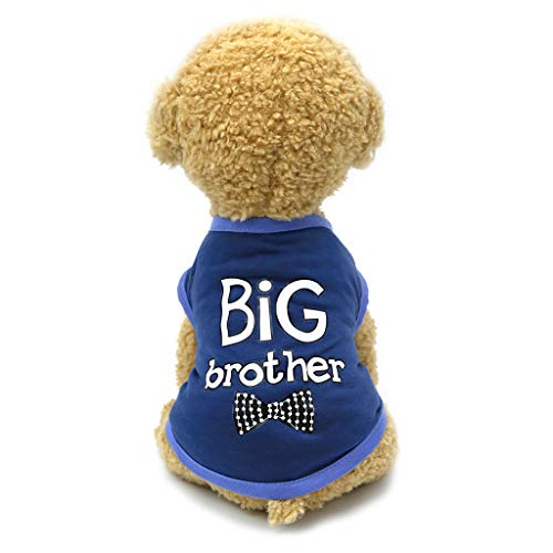 Puppy Warm Coat Clothes Letter Dog Painting Coat Shirt Cat Puppy Pet Clothes Dog Vest Small Breed Dog Sweaters for Small Dogs