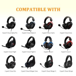 HyperX Cloud 2 Earpads Coolig Gel Cloud Alpha Ear Cushions Pads, Ugrade Earcups Accessories Replacement for HyperX Cloud Stinger/Cloud Flight/Cloud II/Cloud Alpha Wireless/Cloud Core/Mix Headsets