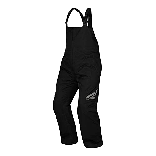 FXR Mens Fuel Snowmobile Bibs Winter Moisture Wicking Thermal Black Snow Pants - XXX-Large