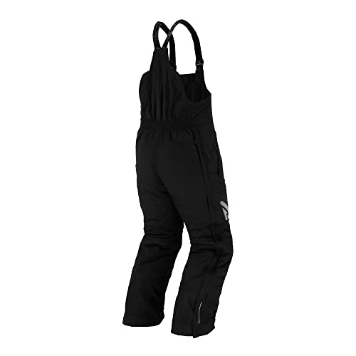 FXR Mens Fuel Snowmobile Bibs Winter Moisture Wicking Thermal Black Snow Pants - XXX-Large