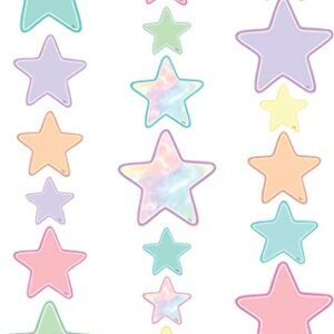 Teacher Created Resources Pastel Pop Stars Accents - Assorted Sizes