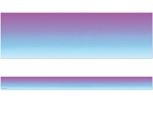 teacher created resources purple and blue color wash straight border trim