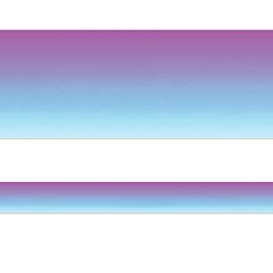 Teacher Created Resources Purple and Blue Color Wash Straight Border Trim