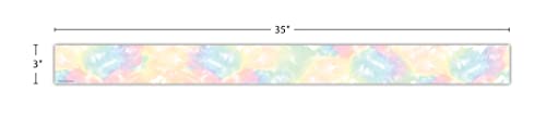 Teacher Created Resources Pastel Pop Tie-Dye Straight Border Trim, 35 Feet