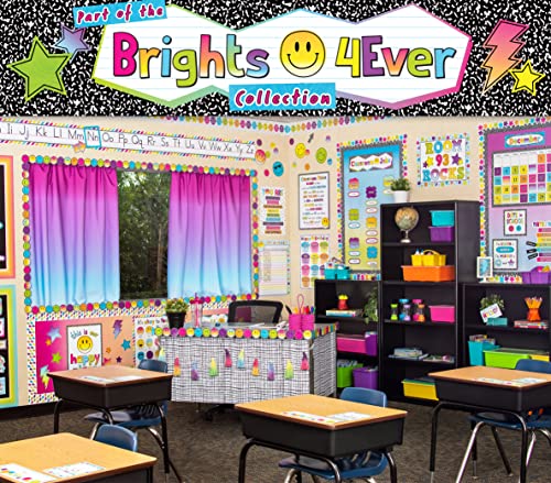 Teacher Created Resources Brights 4Ever Stars Die-Cut Border Trim, 35 Feet