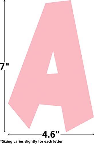 Teacher Created Resources Pastel Pop 7" Fun Font Letters