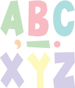 teacher created resources pastel pop 7" fun font letters
