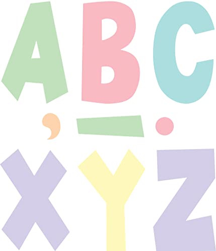 Teacher Created Resources Pastel Pop 7" Fun Font Letters