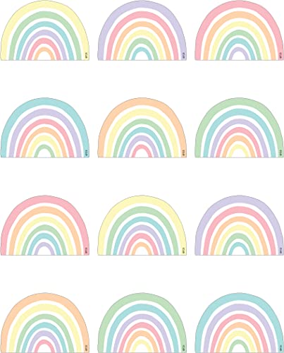 Teacher Created Resources Patel Pop Rainbows Mini Accents, Pack of 36